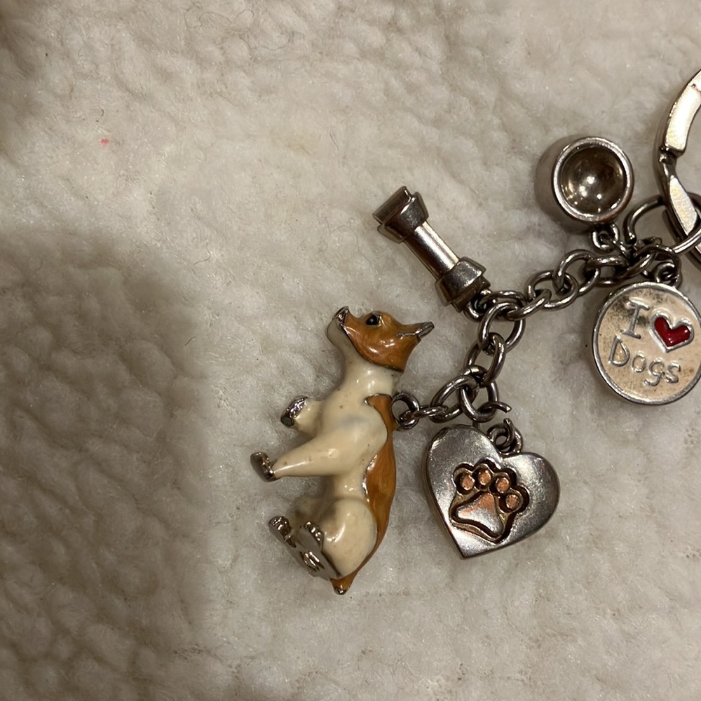 I Love Dogs keychain Boxer Terrier - Picture 2 of 12